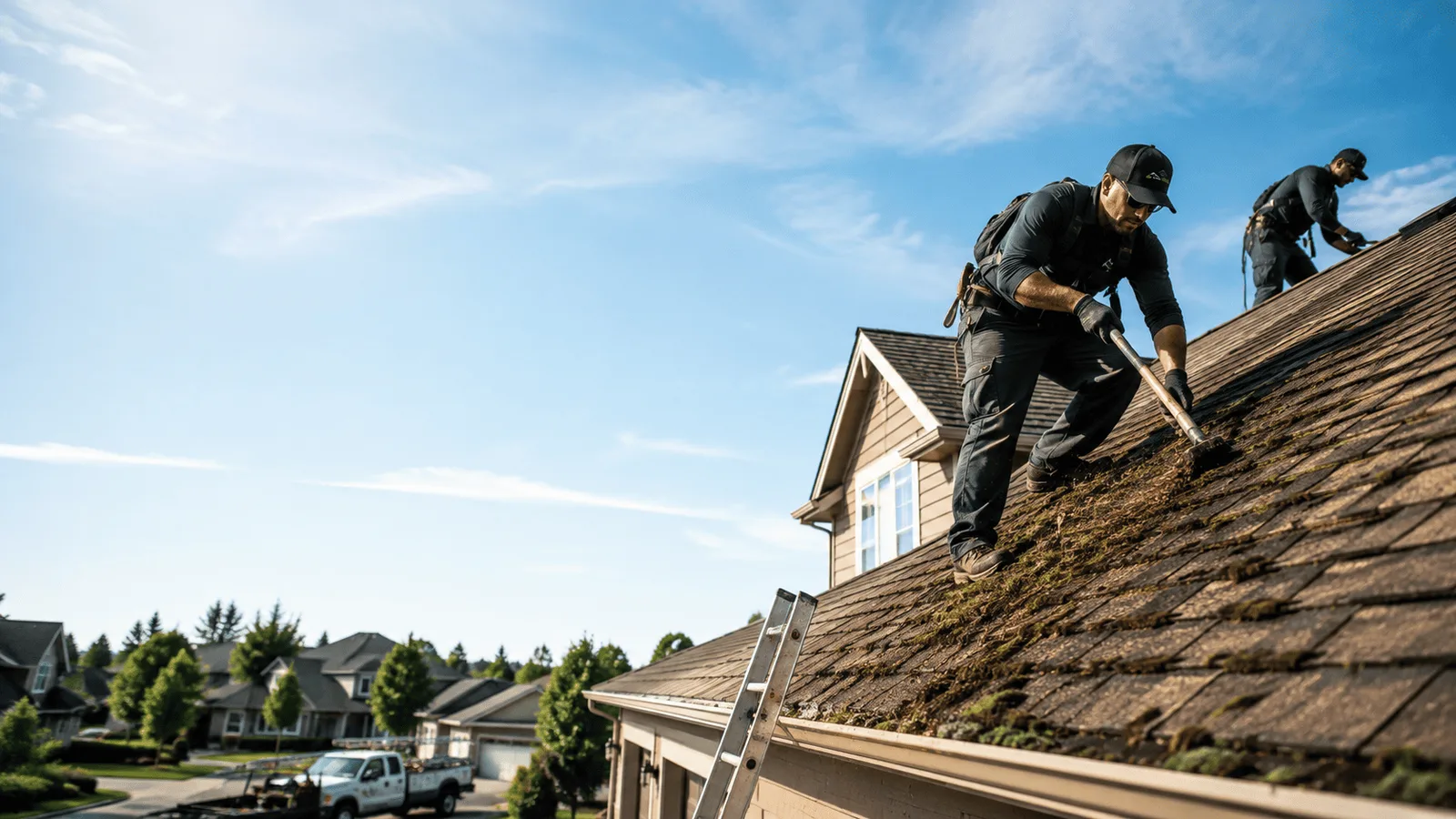Roof Moss Removal in Windsor Locks, CT near me
